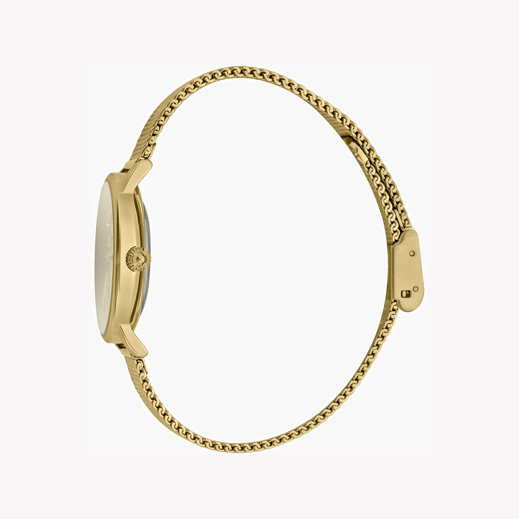 JUST CAVALLI Women's Watch with Gold Stainless Steel Case and Gold Stainless Steel Band