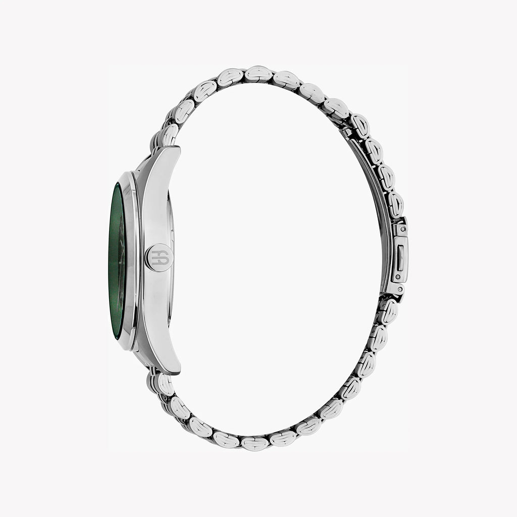 ESPRIT MEN'S STAINLESS STEEL TIMEPIECE - ELEGANT BLACK DIAL & SILVER BAND WATCH 42MM