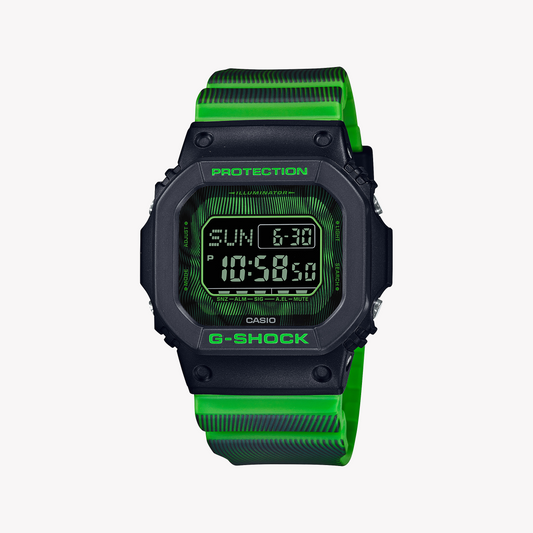 CASIO G-SHOCK DW-D5600TD-3DR ADVENTURE-READY - VIBRANT GREEN MEN'S WATCH