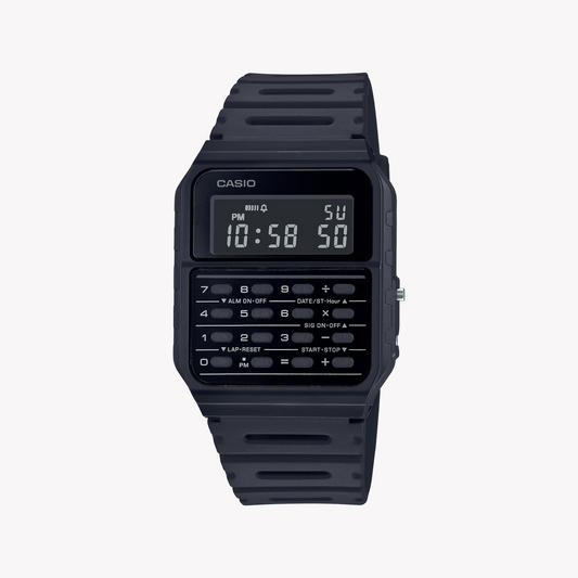 CASIO CA-53WF-1BDF DIGITAL - SPORTY SOPHISTICATION MEN'S WATCH WITH BLACK RESIN BAND