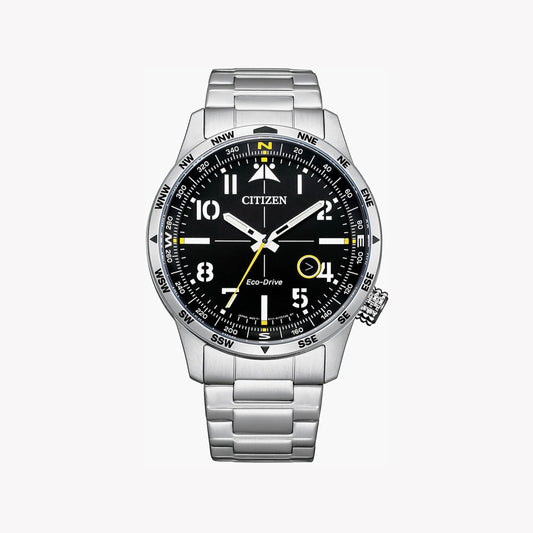 CITIZEN BM7550-87E ELEGANT TIMEPIECE - STAINLESS STEEL STYLE & PRECISION FOR MEN