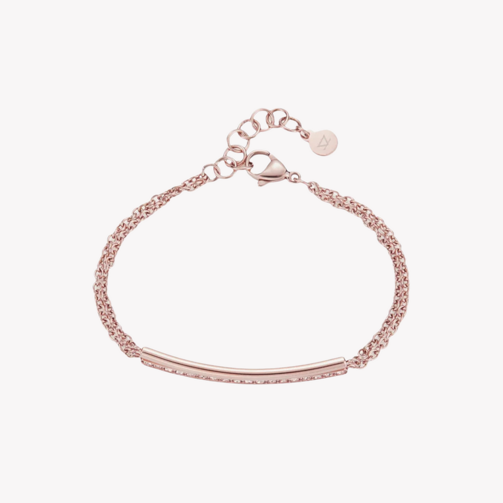 ZINK Women's Rose Gold Stainless Steel Bracelet | ZFBR012RG