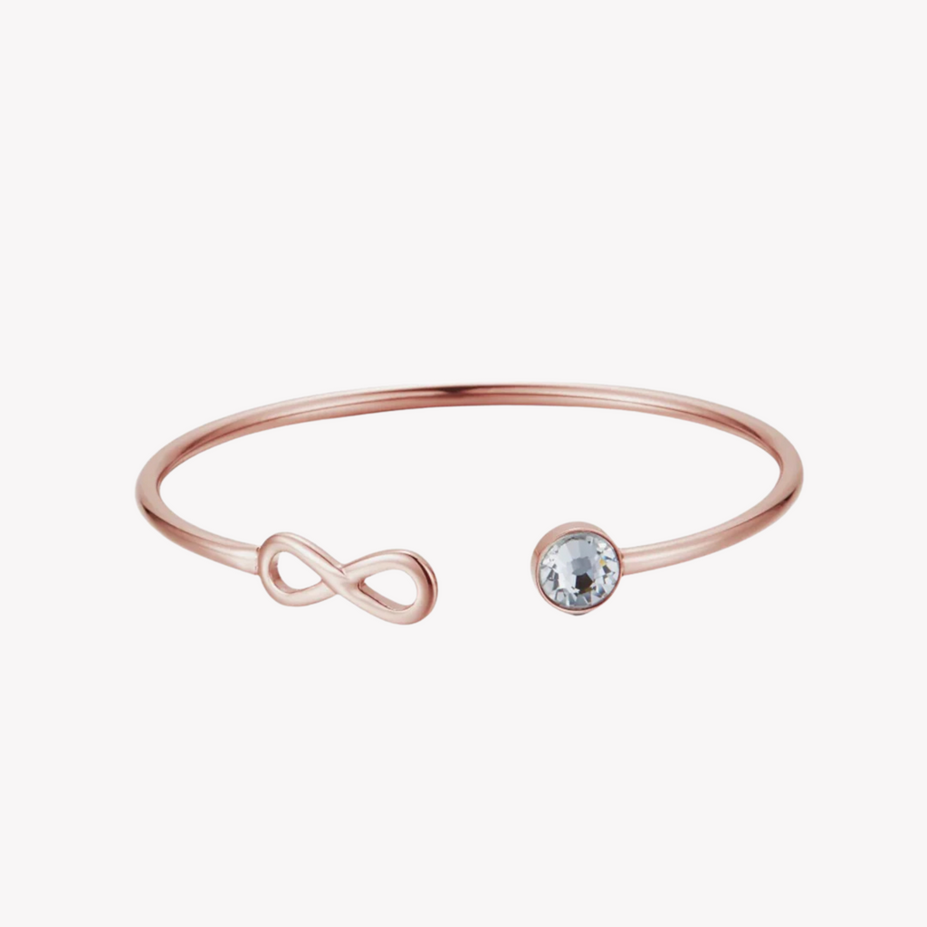 ZINK Women's Rose Gold Stainless Steel Bracelet | ZFBG005RGC