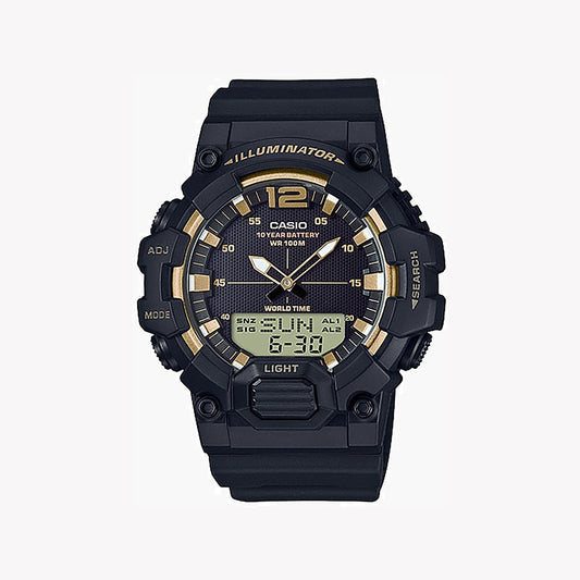 CASIO HDC-700-9AVDF SPORTY ADVENTURE - MEN'S BLACK DIGITAL TIMEPIECE with Robust Resin Design and 100m Water Resistance