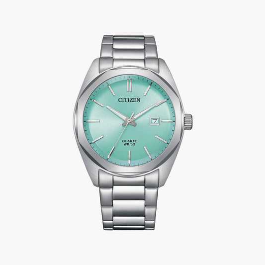 CITIZEN BI5110-54M - ELEGANT STAINLESS STEEL MEN'S WATCH WITH DATE FUNCTION & WATER RESISTANCE