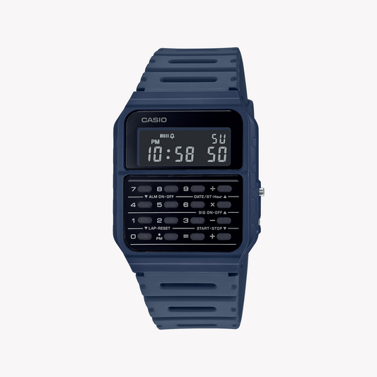 CASIO CA-53WF-2BDF - SPORTY BLUE DIGITAL WATCH WITH BUILT-IN CALCULATOR