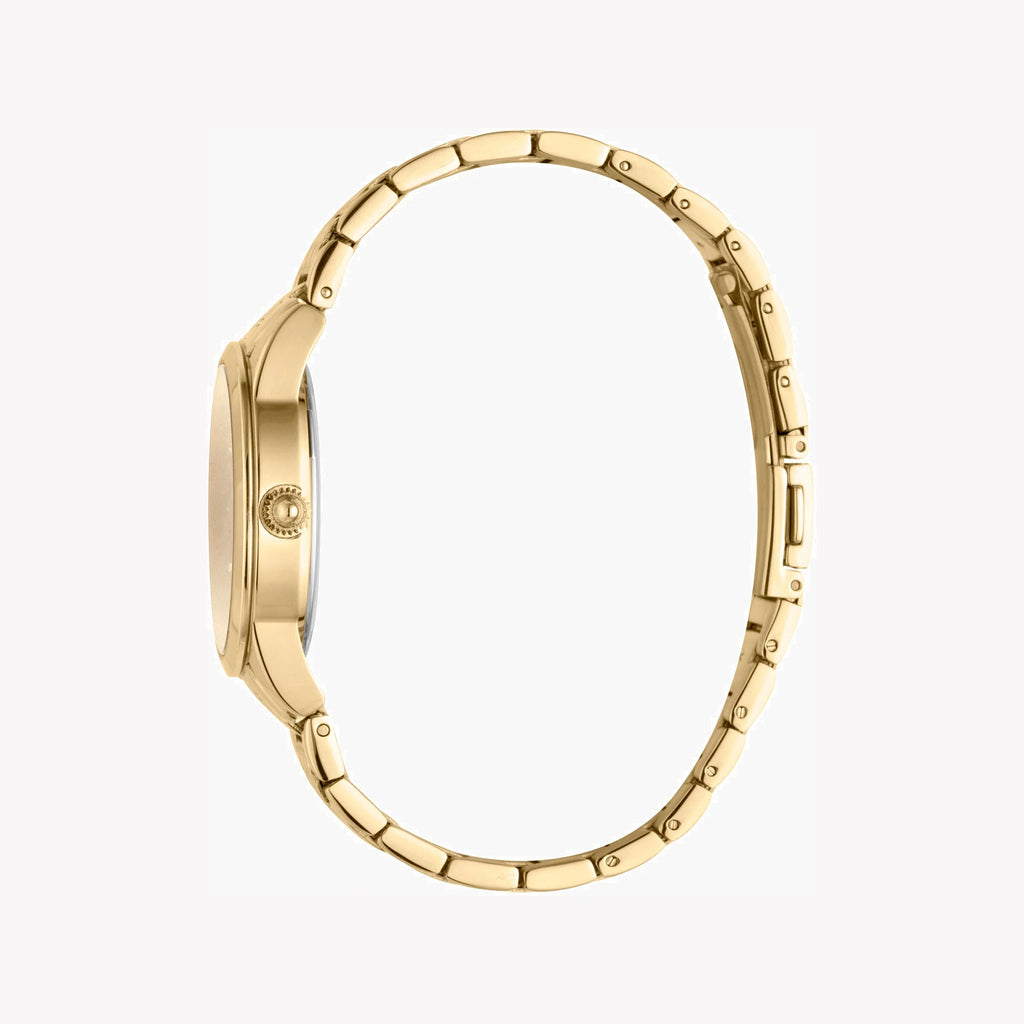 JUST CAVALLI Women's Watch with Gold Stainless Steel Case and Gold Stainless Steel Band