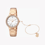 ESPRIT Women's Watch with Rose Gold Stainless Steel Case and Rose Gold Stainless Steel Band