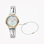 ESPRIT Women's Watch with Silver Stainless Steel Case and Silver Stainless Steel Band