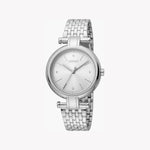ESPRIT Women's Watch with Silver Stainless Steel Case and Silver Stainless Steel Band