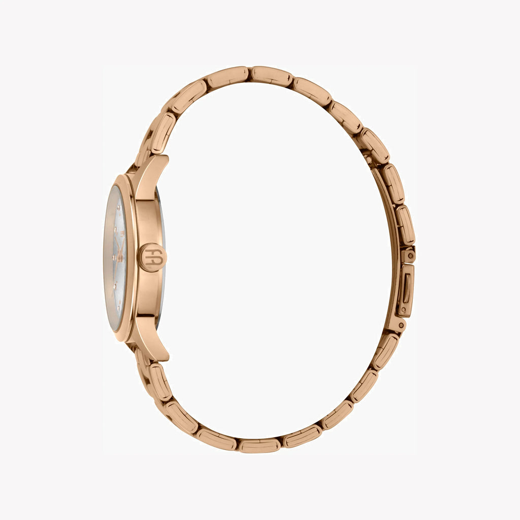 ESPRIT Women's Watch with Rose Gold Stainless Steel Case and Rose Gold Stainless Steel Band