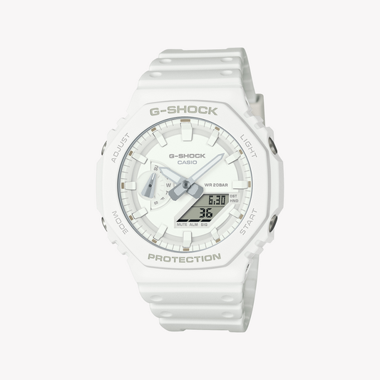 CASIO G-SHOCK GA-2100-7A7DR - ADVENTURE-READY WHITE RESIN MEN'S WATCH