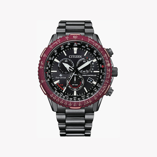 CITIZEN CB5009-55E MEN'S BLACK STAINLESS STEEL CHRONOGRAPH - UNMATCHED PERFORMANCE WATCH