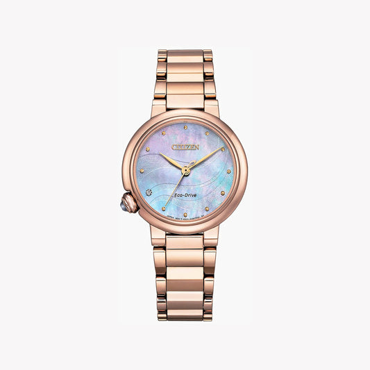 CITIZEN EM0917-81Y CHARMING ALLURE - VIBRANT GOLD & MULTI-COLORED WOMEN'S TIMEPIECE