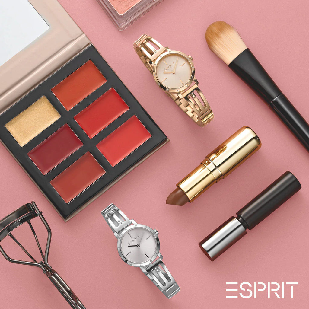 ESPRIT Women's Watch with Rose Gold Stainless Steel Case and Rose Gold Stainless Steel Band