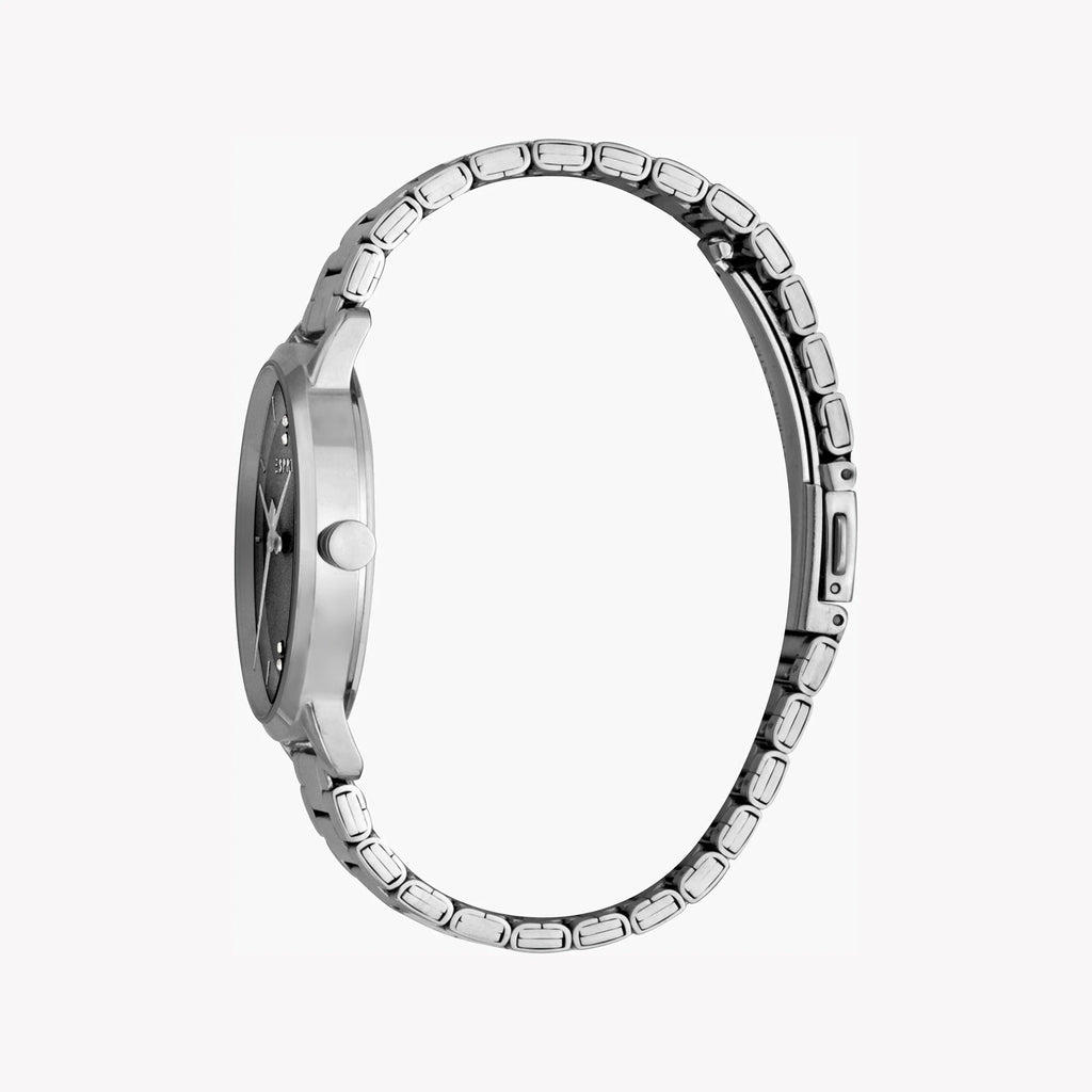 ESPRIT Women's Watch with Silver Stainless Steel Case and Silver Stainless Steel Band