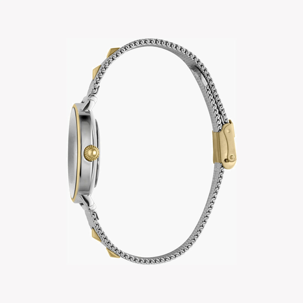 JUST CAVALLI Women's Watch with Metal Metal Case and Silver Stainless Steel Band