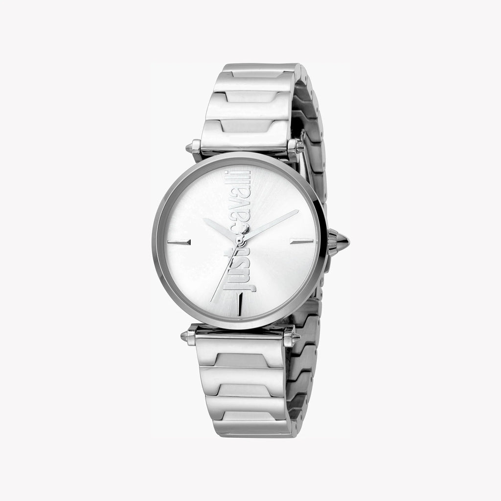 JUST CAVALLI JC1L051M0055 - ELEGANT SILVER STAINLESS STEEL WOMEN'S TIMEPIECE