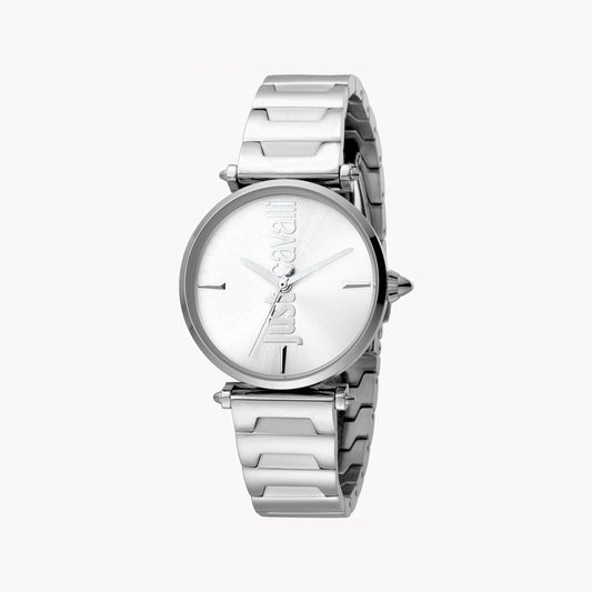 JUST CAVALLI JC1L051M0055 - ELEGANT SILVER STAINLESS STEEL WOMEN'S TIMEPIECE