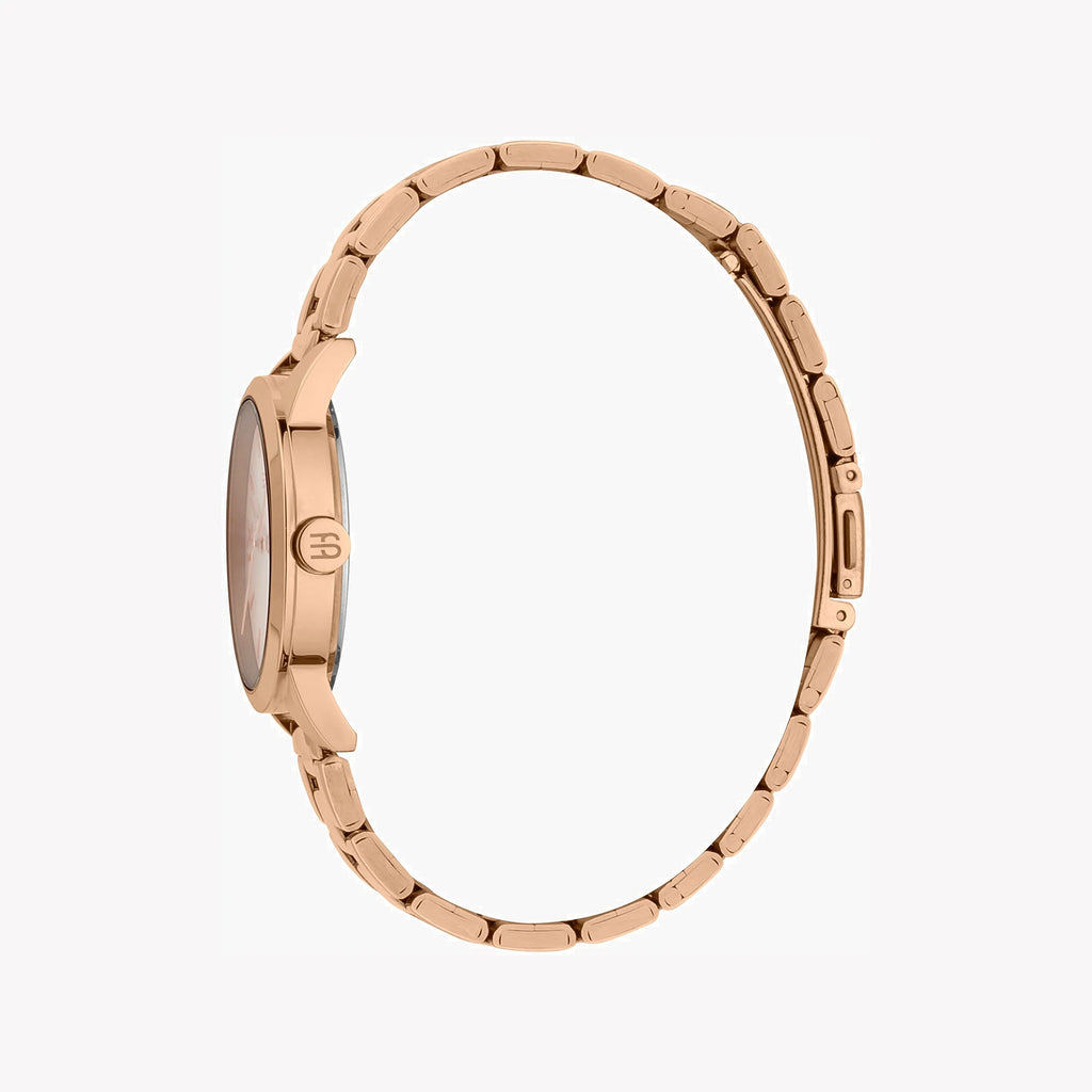 ESPRIT Women's Watch with Rose Gold Stainless Steel Case and Rose Gold Stainless Steel Band