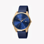 ESPRIT MEN'S CLASSIC BLUE STAINLESS STEEL WATCH - TIMELESS STYLE & DURABILITY
