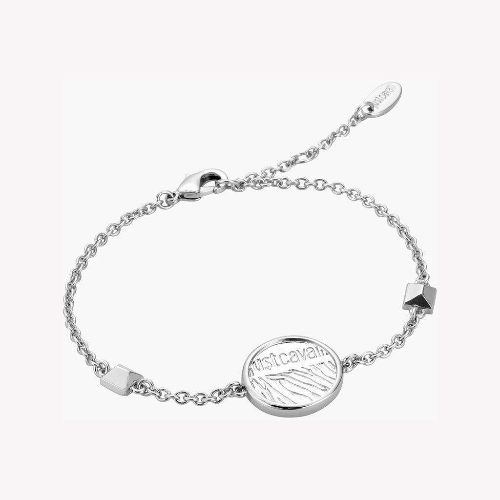 JUST CAVALLI Women's Watch with Silver Metal Case and Silver Stainless Steel Band