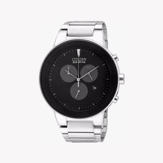 CITIZEN AT2240-51E DYNAMIC VERSATILITY - STYLISH MEN'S ECO-DRIVE CHRONOGRAPH WATCH