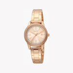 ESPRIT Women's Watch with Rose Gold Stainless Steel Case and Rose Gold Stainless Steel Band