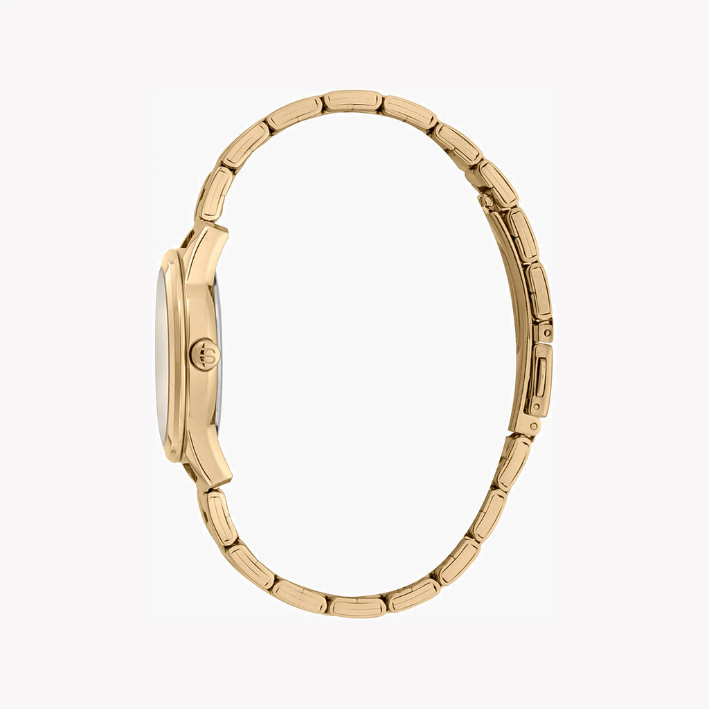 ESPRIT Women's Watch with Gold Stainless Steel Case and Gold Stainless Steel Band