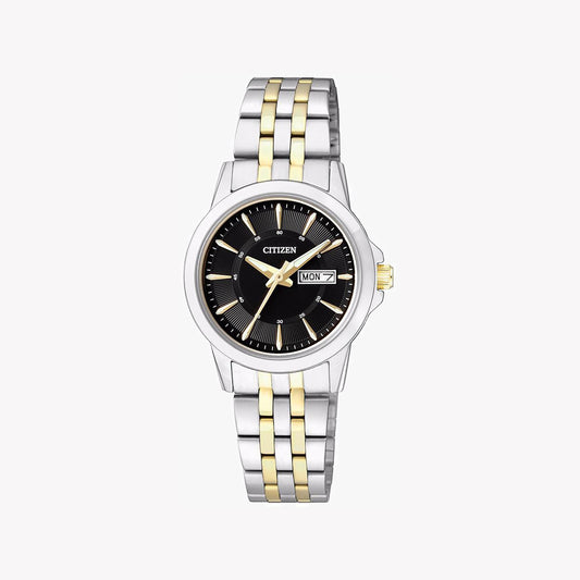 CITIZEN EQ0608-55E - TIMELESS ELEGANCE IN SILVER & GOLD