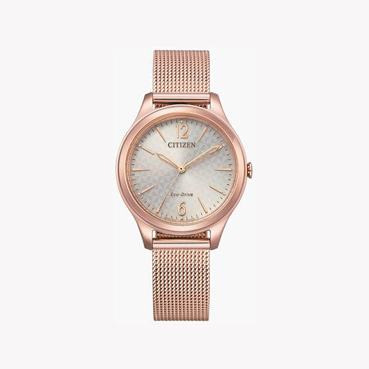 CITIZEN EM0508-80X RADIANT CHARM - ELEGANT ROSE GOLD ECO-DRIVE WOMEN'S WATCH