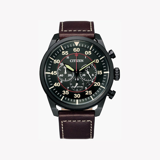 CITIZEN CA4218-14E BOLD PERFORMANCE - STYLISH BLACK DIAL CHRONOGRAPH MEN'S WATCH