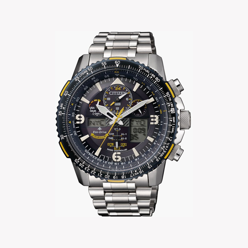 CITIZEN JY8078-52L ECO-DRIVE - DYNAMIC METAL TIMEPIECE FOR THE MODERN MAN