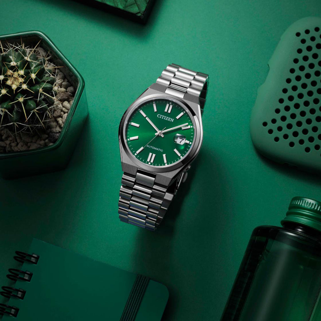 CITIZEN NJ0150-81X - AUTOMATIC MASTERPIECE - STUNNING GREEN DIAL MEN'S WATCH