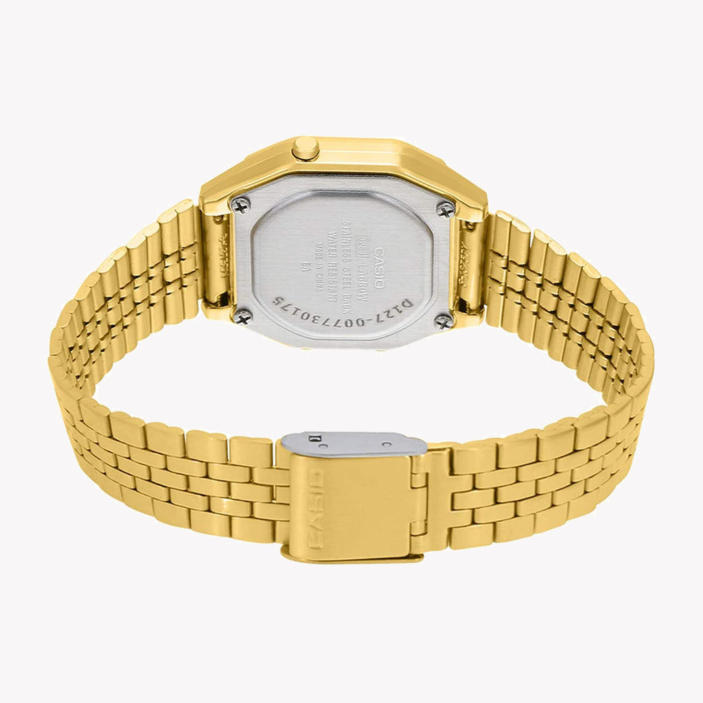 CASIO LA680WGA-9DF ELEGANT GOLD TIMEPIECE - BOLD SOPHISTICATION FOR WOMEN