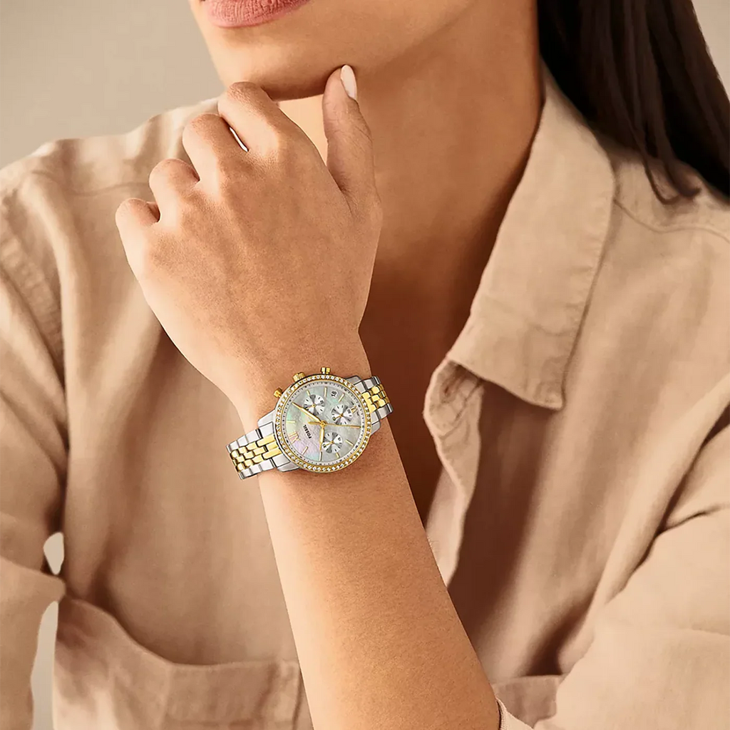 Neutra Chronograph Two-Tone Stainless Steel Watch ES5216