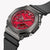 CASIO G-SHOCK GM-2100B-4ADR BOLD SPORTY ELEGANCE - MEN'S WATCH WITH GRAY RESIN BAND & RED DIAL
