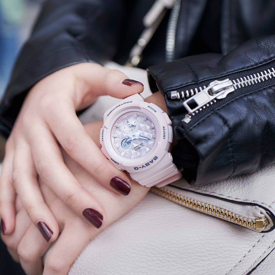 CASIO BABY-G BGA-190BE-4ADR PINK SPIRIT - VIBRANT RESILIENT Women's Watch with pink resin band and bold design