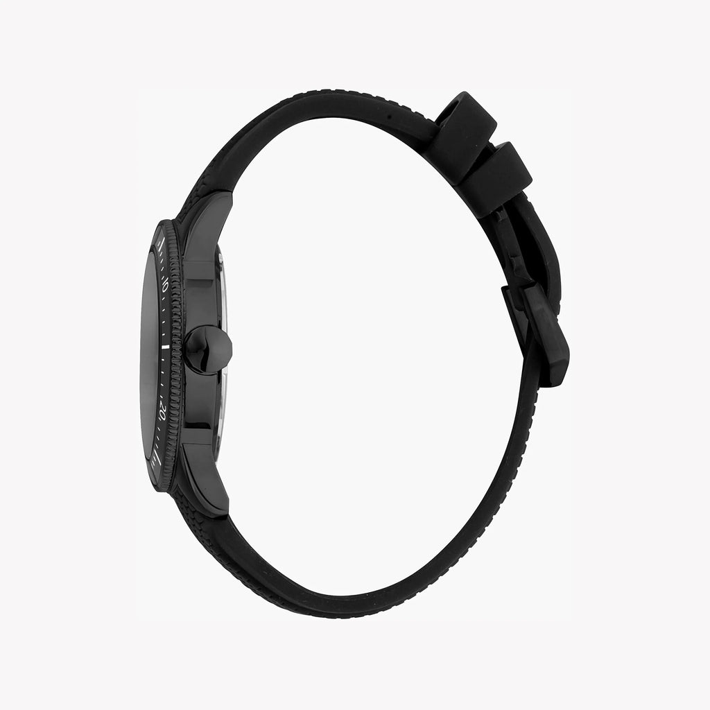 JUST CAVALLI JC1G179P0045 - ELEGANT GRAY DIAL MEN'S WATCH WITH BLACK SILICONE BAND