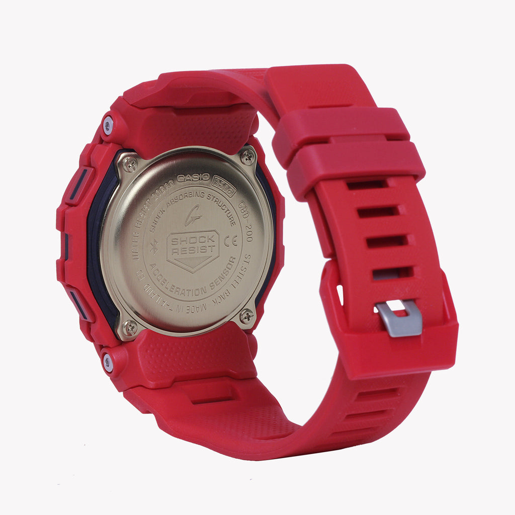 CASIO G-SHOCK GBD-200RD-4DR - DYNAMIC RED ADVENTURE SERIES Men's Sport Watch