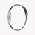 ESPRIT Women's Watch with Silver Stainless Steel Case and Blue Leather Band