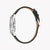 ESPRIT Women's Watch with Silver Stainless Steel Case and Black Leather Band