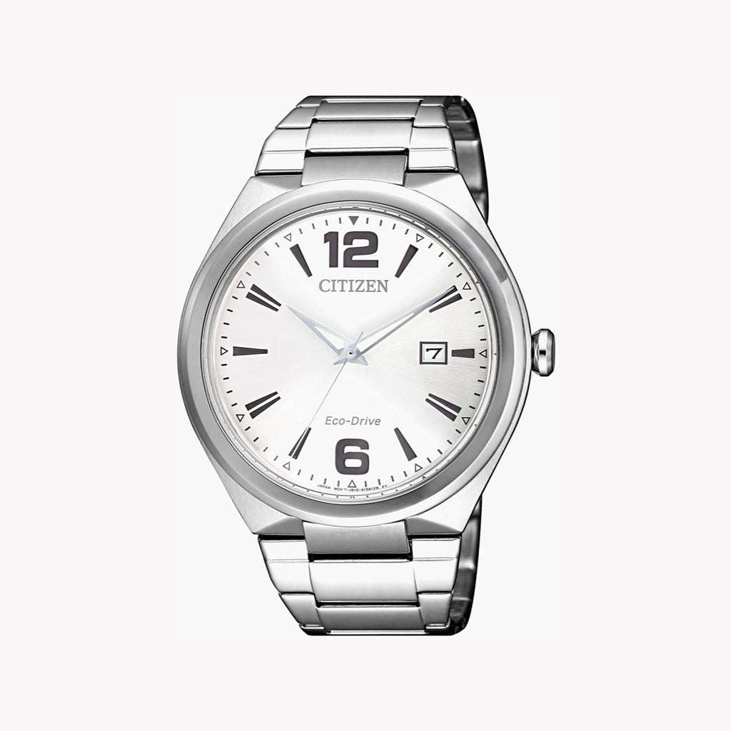 CITIZEN AW1370-51B - ELEGANT ECO-DRIVE TIMEPIECE for Men with Stainless Steel & Date Function
