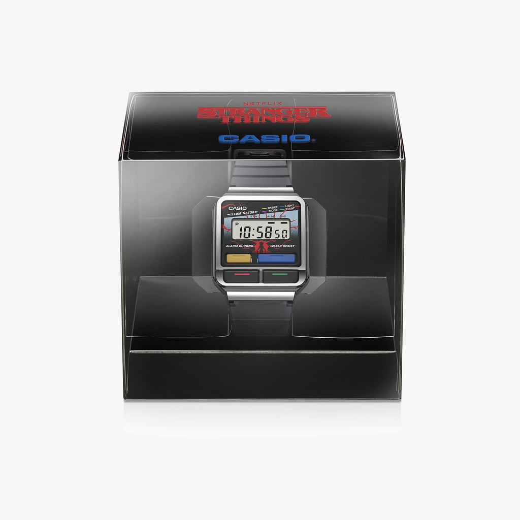 CASIO A120WEST-1ADR DIGITAL ADVENTURER - 80s INSPIRED SPORTY TIMEPIECE with Sleek Resin Band and Multifunctional Display