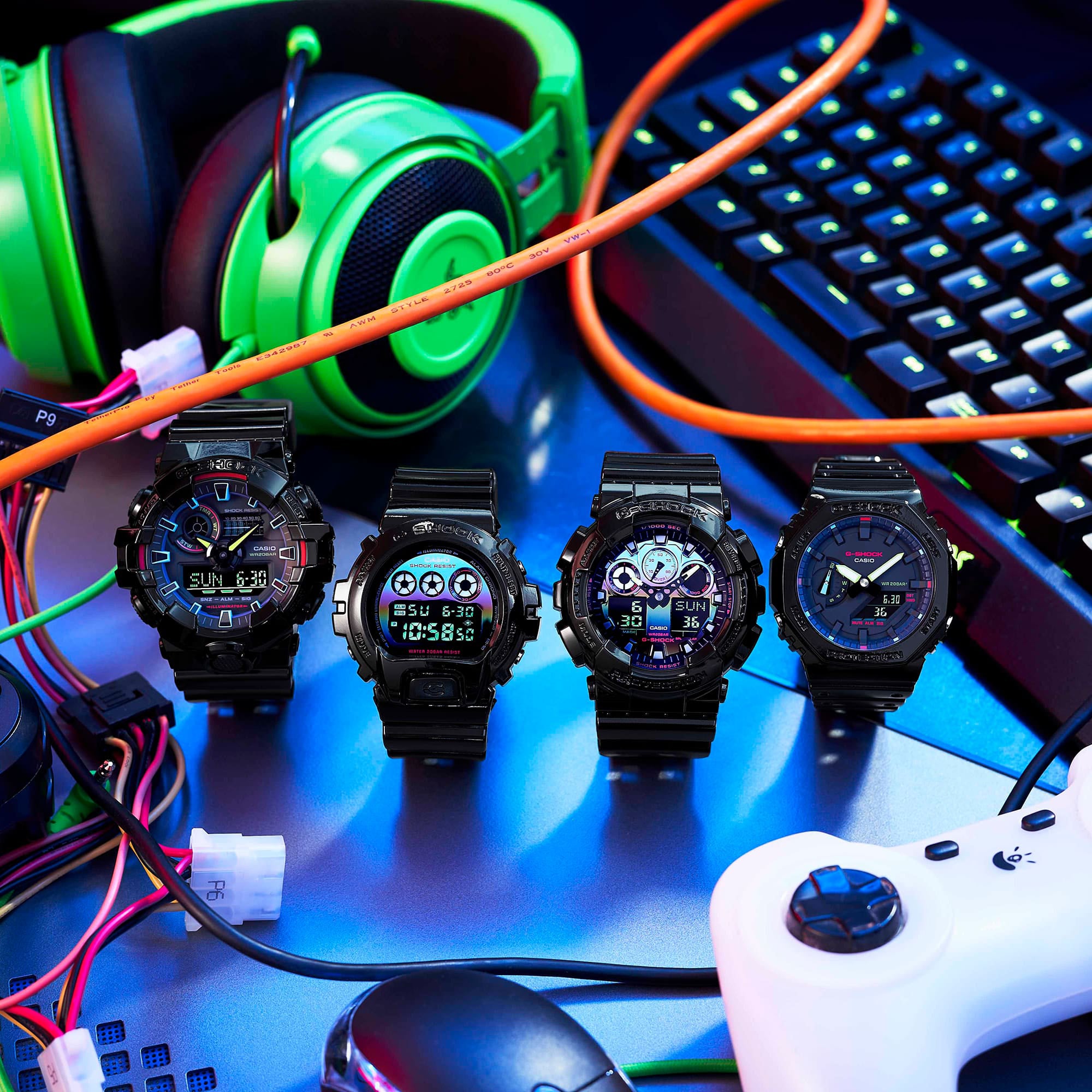 G-SHOCK GA-100RGB-1ADR Men's Watch