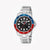 JUST CAVALLI STAINLESS STEEL ELEGANCE - MEN'S TIMEPIECE WITH BLACK DIAL & SILVER BAND