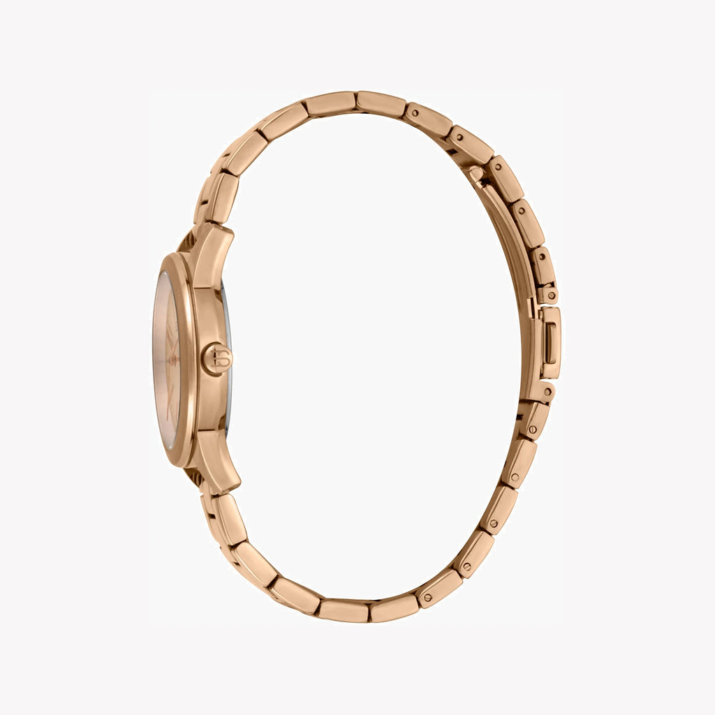 ESPRIT Women's Watch with Rose Gold Stainless Steel Case and Rose Gold Stainless Steel Band