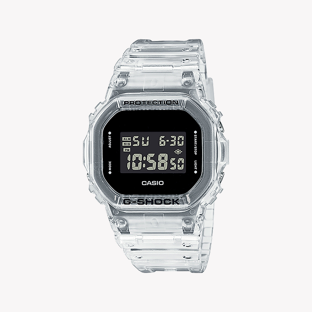 CASIO G-SHOCK DW-5600SKE-7DR - TIMELESS SILVER STYLE & ADVENTURE-READY PERFORMANCE Men's Watch