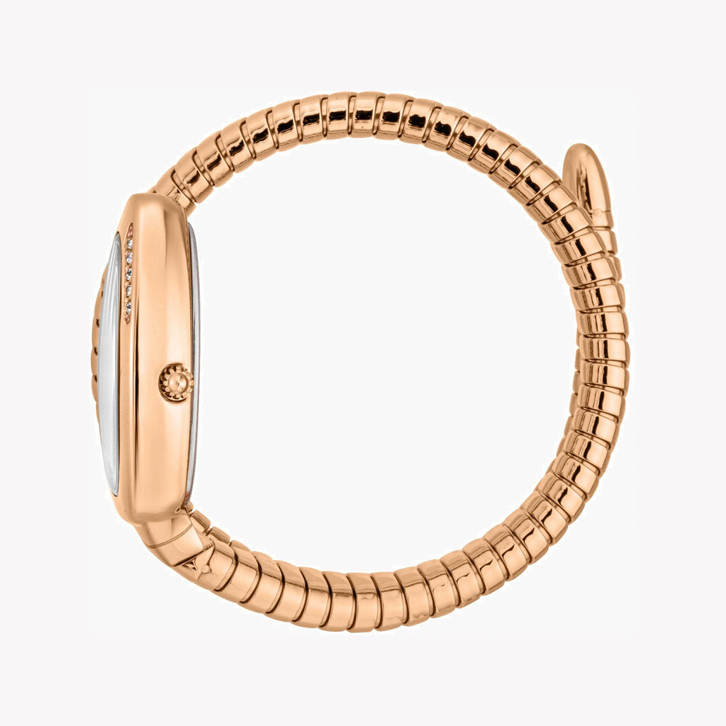 JUST CAVALLI Women's Watch with Rose Gold Stainless Steel Case and Rose Gold Stainless Steel Band