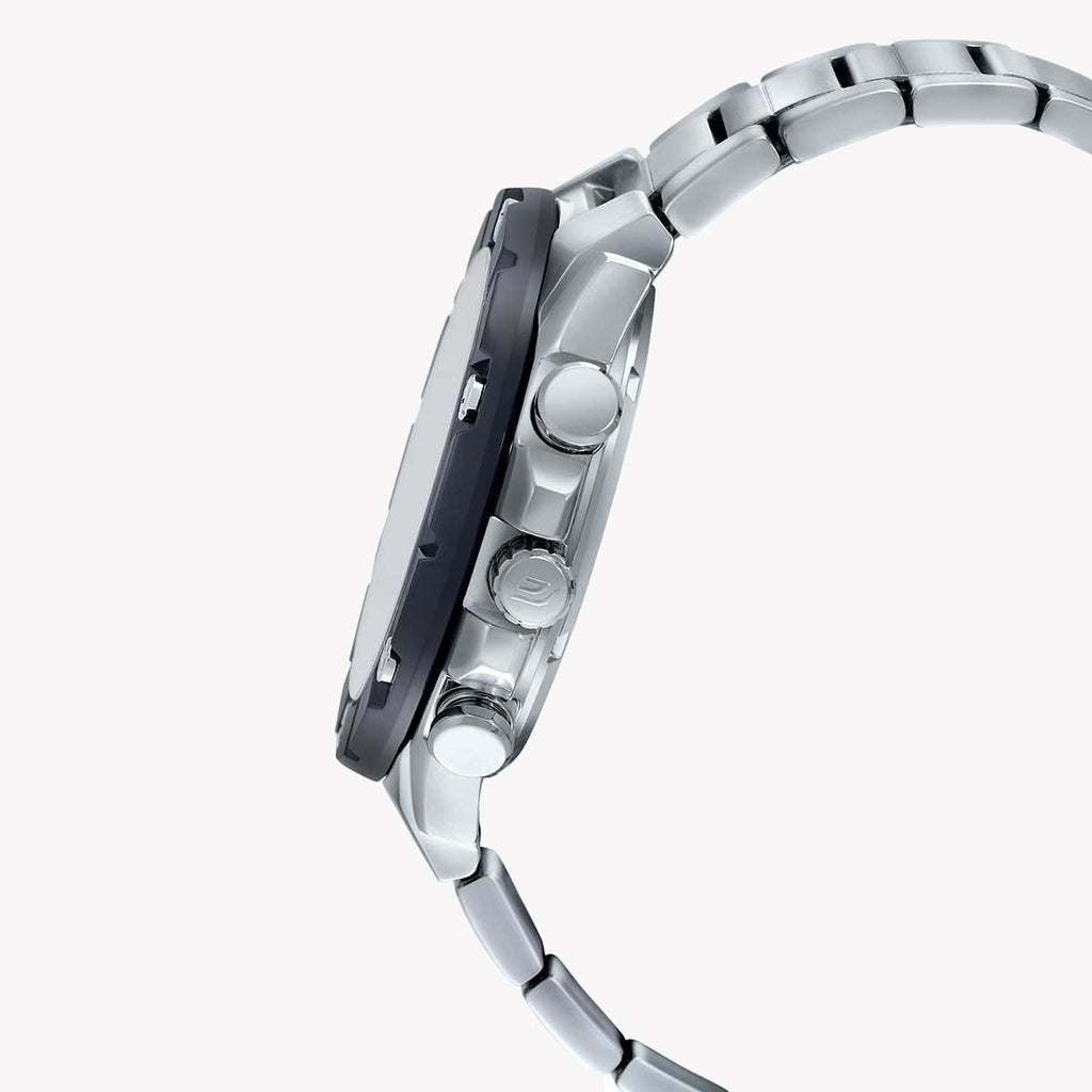 CASIO EDIFICE EFR-569DB-1AVUDF - SPORTY SOPHISTICATION MEN'S WATCH WITH BLACK DIAL & STAINLESS STEEL BAND